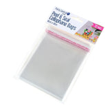 72x Peel & Seal Cellophane Bag Self Adhesive Clear Food Jewellery 10x10cm