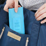 Travel Environmental Waterproof Shoe Pouch Portable Storage Bag - Dark Blue