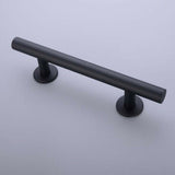 Door Handle Sliding Flush Pull 12" Barn Wood Door Gate Stainless Steel - Black