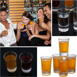 36pcs Clear Heavy Base Shot Glasses Whiskey Glass Set Barware Bar Drink 40ml