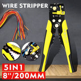 Automatic Wire Cutter Stripper Pliers Electrical Cable Crimper Terminal Tool