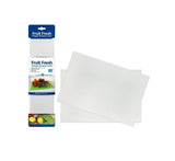 Fruit Fresh Crisper Drawer Liner Large Set of 2 Grand Fusion Kitchen Clear