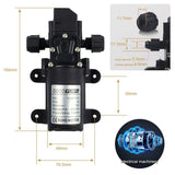 12V 6lpm 70W Self-Priming High Pressure Caravan Camping Boat Reflux Water Pump-1