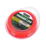 2PCE Trimmer Line Red Durable Impact Resistant Garden Greens 8m x 2.5mm
