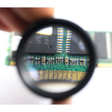 1PK Pocket Jewellers Eye Loupe Magnifier Jewelry Coin Magnifying Glass Black HG