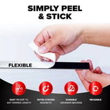2PK Adhesive Magnetic Strip Reusable Strong Flexible Handy Hardware 12mm x 2m