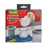 Tovolo Freeze & Squeeze Mini Ice Cube Maker 2pc Set Silicone Cubes Maker