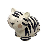 Noah's Ark Moneybank Ceramic Money Box Keepsake Kids Decor Home Zebra