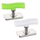 Adjustable Jar Opener Stainless Steel Lids Off for weak Hands Seniors Arthritis - Green Vido