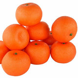 10x Orange Artificial Fruits Props Fake Lifelike Props Home Party Wedding Decor