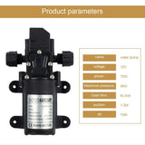12V 6lpm 70W Self-Priming High Pressure Caravan Camping Boat Reflux Water Pump-1