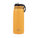Oasis Stainless Steel Insulated Sports Bottle w/ Sipper 780ml - Neon Orange