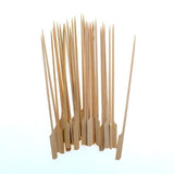 50PCE Bamboo Skewers Paddle Handles Sturdy Durable Home Master 25cm