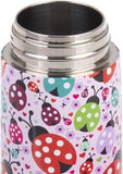Oasis Double Wall Insulated Kids Drink Bottle Stainless Steel 400ml LadyBug
