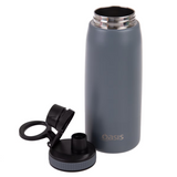 Oasis Stainless Steel Insulated Sports Bottle Screw Cap 780ml Grey Steel