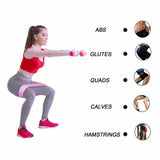 Resistance Booty Bands Set-3 Hip Circle Loop Bands Workout Exercise Guide & Bag