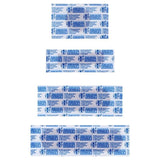 100pk Bandage Strips Neon Assorted Sizes Plastic PVC Adhesive Bandages Flexible