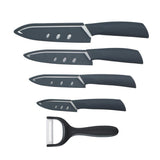 5pc Ceramic Knife Set with Peeler – Precision and Durability for Your Kitchen