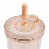Oasis Smoothie Tumbler w/ Straw Double Wall Drink Cup BPA Free 520ml - Peach