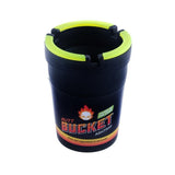3PCE Ashtray Butt Bucket Glow In The Dark Strong And Durable Home Master