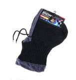 Neck Warmer & Face Mask Adults Ultra Heat Retention Ski Thermal Lined - Black