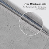 4X Large Clothes Quilt Blanket Storage Bag Fabric Home Organizer Zipper Box Bags - 4X Grey