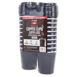 40pcs Cofee Cups With Lids  Paper Cup Drinkware Coffee Rippled Takeaway - 230ml