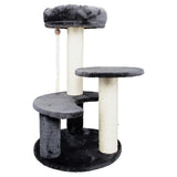 Cat Scratching Tower & Cradle Toy House Furniture Multi Level 40x40x65cm