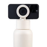 Oasis Mag-Grip Stainless Steel Moda Drink Bottle 1L Phone Selfie - Alabaster