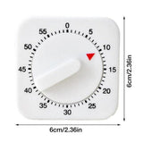 Kitchen Timer Egg Square Shaped Kitchen Cooking Timer Mechanical Alarm 60Min