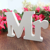 3x/set Wedding Letter Mr & Mrs Decor Props Married Wedding Events Party DIY Sign