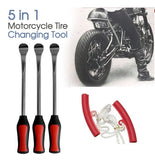 5 in 1 Motorcycle Motorbike Practical Spoon Tire Irons Lever Tyre Changing Tool