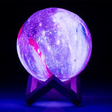 Galaxy Moon Touch Lamp Night Light Moonlight Color 16 Colour Home Lamp