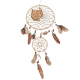 Owl Wooden Dream Catcher Wall Hanging Tapestry 20cm
