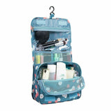 1pc Travel Cosmetic Makeup Bag Storage Bag Hanging Toiletry Organizer Blue