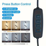 Spiral Table Lamp For Bedroom Office Nightstand Bookshelf Living Room Home Decor