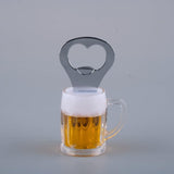6PK Beer Mug Shaped Bottle Opener with Magnet Bottle Opener Assorted
