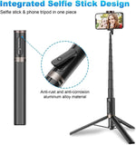 Cell Phone Selfie Stick Tripod Smartphone Stand All-In-1 Integrated Wirelles