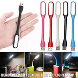 5x Bendable Flexible USB LED Light Lamp Keyboard Laptop Camping lights Assorted
