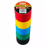 20Pcs Tape Electric Insulation PVC Tape Colours Assorted 19mm x 3M