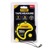 Tape Measure 10m Handy Hardware 10M Heavy Duty Measuring Tape w Hold Button