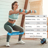 Set of 5 Resistance Bands Resistance Fitness Exercise Loop Band Gym Yoga