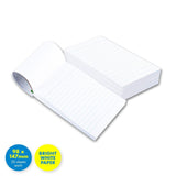 Pack 20 Sheets Note Pads Lined Crisp White Office School Home Business 147x 98mm
