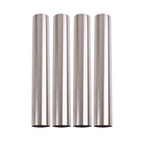 Set of 4 Appetito Cannoli Tubes Stainless Steel Kitchen Cooking 14cm