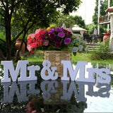3x/set Wedding Letter Mr & Mrs Decor Props Married Wedding Events Party DIY Sign