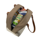 Lunch Bag Tote Insulated Cali Lunch Storage Container Latte Cream