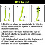 3x Pet cleaning tool Set Pet Dog Cat Flea Picker Twist Hook Scratching Assorted