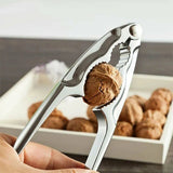 Nut Cracker Plier Metal Sheller Opener Walnut Almond Chrome Kitchen NutCracker