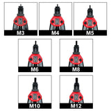 430pcs Rivet Nut Kit Riveter Gun Heavy Duty Riveting Rivets Nutsert Tool Rivnut