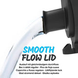 Ion8 Leak Proof Vacuum Insulated Water Bottle Travel Bottle Floral 280ml